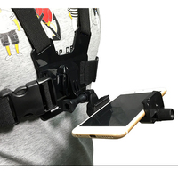 Nouveau support de poitrine pour téléphone portable, sangle de fixation, clip pour téléphone portable, caméra d'action, sangles réglables pour Xiaomi pour iPhone