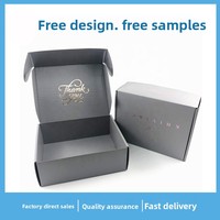 Boîte pliable colorée pour lunettes, personnalisée, extra-résistante, avec estampage à chaud double face, en carton ondulé