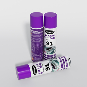 <span class=keywords><strong>Pegamento</strong></span> adhesivo <span class=keywords><strong>en</strong></span> aerosol <span class=keywords><strong>para</strong></span> serigrafía Spraymaster 91 | Reposicionable | Pegajoso de larga duración | <span class=keywords><strong>Tela</strong></span> adhesiva y materiales ligeros - Product Image 1