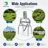 Piège à animaux robuste - Cage anti-taupe et anti-gopher en acier galvanisé, solution de lutte humaine contre les nuisibles pour pelouse et jardin extérieurs