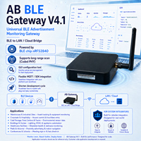 NRF52840 BLE 5.0 Gateway de Largo Alcance con PHY Codificado, Escáner de Balizas BLE, MQTT, HTTP, WiFi, Ethernet, PoE para Posicionamiento en Interiores