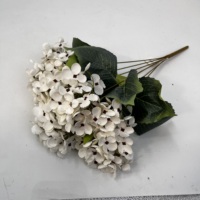 5 Tangkai Buket Hydrangea Buatan dari Sutra, Bunga Hydrangea Palsu Multi Warna untuk Dekorasi Pernikahan, Rumah, dan Pesta
