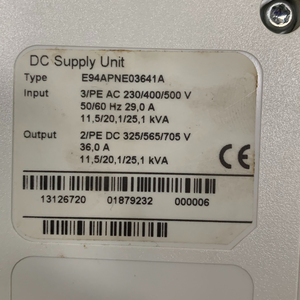 Unité d'alimentation E94APNE03641A pour variateur Lenze 9400 E94APNE03641A Unité d'alimentation CC E94APNE03641A pour variateur Lenze 9400 E94APNE03641A - Product Image 3
