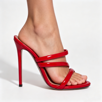 Nouvelles sandales d'été pour femmes 2026, talons aiguilles 12 cm, design breveté, faites à la main, livraison rapide