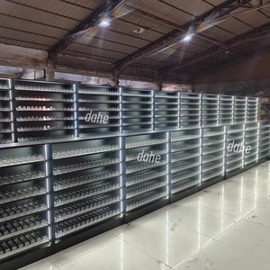 Estantes de Metal para Cigarrillos, Estante de Exhibición de Tabaco con Empujadores, Armario para Cigarrillos, Accesorio para Tienda - Product Image 3