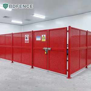 Valla Metálica Perforada al por Mayor de Fábrica |   Barrera de Aislamiento Duradera y Antioxidante para Taller y Línea de Ensamblaje - Product Image 4