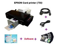 Imprimante jet d'encre haute définition pour cartes, CD, DVD, étiquettes PVC et disques