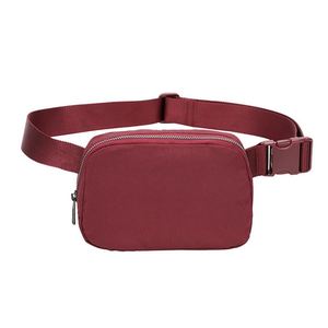 Bolsos de Cintura Personalizados al por Mayor para Mujer, Bolsos de Cintura Sólidos a la Moda con Cierre Dorado, Bolsos de Nylon - Product Image 3