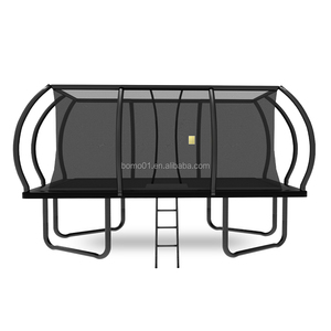 <span class=keywords><strong>Trampoline</strong></span> rectangulaire de grande taille Zoshine, 17 pieds de long, 10 pieds de large, <span class=keywords><strong>trampoline</strong></span> de gymnastique carré avec <span class=keywords><strong>filet</strong></span> de sécurité et poteau incurvé - Product Image 3
