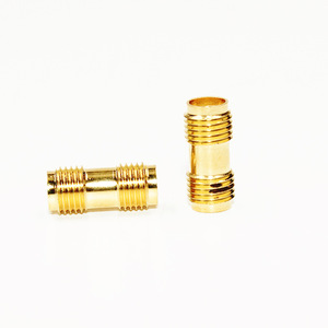 Adaptador RF Recto SMA-KK, Latón Chapado en Oro, 50 Ohm, 1.5, Conector Hembra KK Jack Compatible con ROHS para Radio - Product Image 2