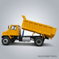 Truk Tambang Bawah Tanah 20t untuk Transportasi Mineral dengan Komponen Inti Yuchai YCK08330-T400 Garansi 3 Bulan Asal Shandong