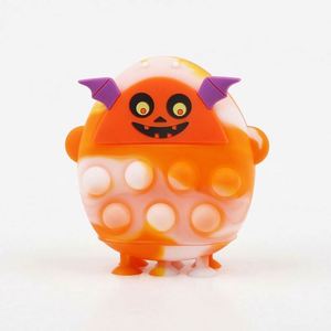 Jouets sensoriels anti-stress en silicone à thème Halloween, formes chauve-souris, fantôme, rat, pour enfants de 3 à 6 ans, vente en gros - Product Image 6