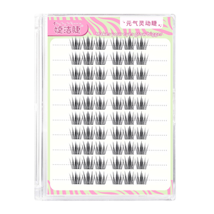 10 hàng ba bước keo miễn phí lông mi cụm Lash thiết lập độ dài tốt nghiệp dễ dàng để áp dụng khối lượng tự nhiên - Product Image 3