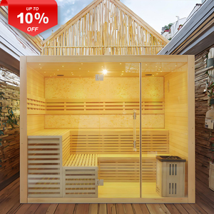 <span class=keywords><strong>Sauna</strong></span> en céramique pour 2 à 3 personnes avec chambre pour 2 personnes avec pruche canadienne et panneau de commande Vente chaude - Product Image 5