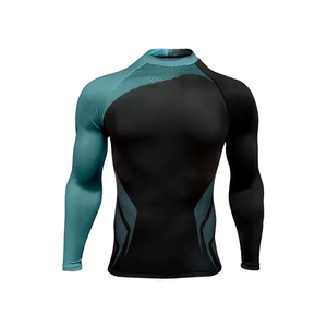 Long Sleeve <b>Men</b> <b>Compression</b> <b>Shirts</b> Rash Guards <b>for</b> Fitness and Outdoor Sports <b>Mens</b> Sports <b>Compression</b> Tops Rash Guards Quick Dry - Product Image 4