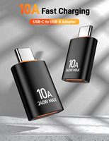 Adaptateur OTG USB-C vers USB-A compatible avec les smartphones, MacBook Pro, Mac Mini, iPhone 17/16 Series, iPad 10/11 et XPS