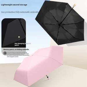 Paraguas anti-viento superligero automático simple del diseño plegable fácil del paraguas del Anti-viento para los hombres y las mujeres - Product Image 2