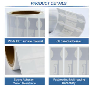 Échantillon gratuit ISO18000-6C étiquette/étiquette RFID UHF/autocollant réinscriptible <span class=keywords><strong>CODE8</strong></span> pour contrôle d'accès passif U à longue portée de gestion d'actifs - Product Image 2