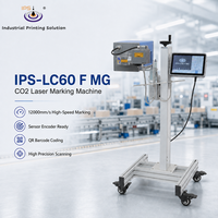 Marcador Láser de CO2 Inteligente IPS-LC60 F MG de 9.3μm y 60W con Interfaz de Sensor y Codificador para Codificación en Línea de Alta Velocidad