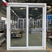 Puerta Batiente de Doble Hoja de Aleación de Aluminio de Estilo Moderno para Baño y Sala de Estar Residencial, Precio Mayorista