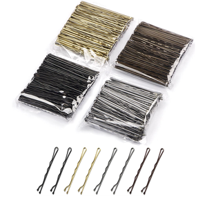 Haute qualité 440 pièces/boîte <span class=keywords><strong>noir</strong></span> Bobby épingles à <span class=keywords><strong>cheveux</strong></span> 5.5cm/2.2 pouces Salon pinces à <span class=keywords><strong>cheveux</strong></span> en métal style essentiel - Product Image 2