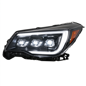 Faro Anteriore Modificato Full LED con Luci Diurne DRL, Aggiornamento per Subaru Forester 2008-2018 - Product Image 1