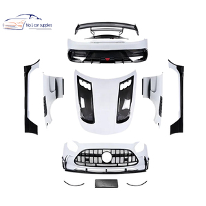 Usine directement vente fibre de carbone FRP moteur capot voiture pare-chocs becquet série noire BS large Bodykit pour BENZ AMG GT <span class=keywords><strong>GTC</strong></span> GTS - Product Image 1