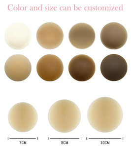 Cubrepezones sin pegamento, reutilizables, sin costuras, adhesivos, impermeables, para mujer, mate, de silicona. - Product Image 2