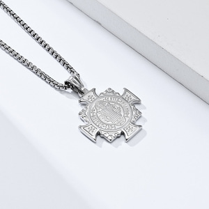 Collar con <span class=keywords><strong>Medalla</strong></span> y Cadena <span class=keywords><strong>de</strong></span> Acero Inoxidable con Dije <span class=keywords><strong>de</strong></span> Cruz <span class=keywords><strong>de</strong></span> <span class=keywords><strong>San</strong></span> <span class=keywords><strong>Benito</strong></span> - Product Image 5