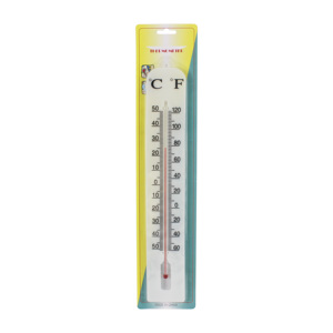Thermomètre mural à boîtier en plastique thermomètre en verre d'intérieur - Product Image 1