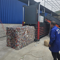Presse à balles hydraulique de sac de carton de papier de déchets de coton grande utilisation de boîte de presse à balles de carton