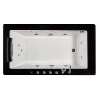 Baignoire Spa Autoportante Moderne en Acrylique Aquaspring avec Hydromassage et Douche Intégrée pour 1 Personne