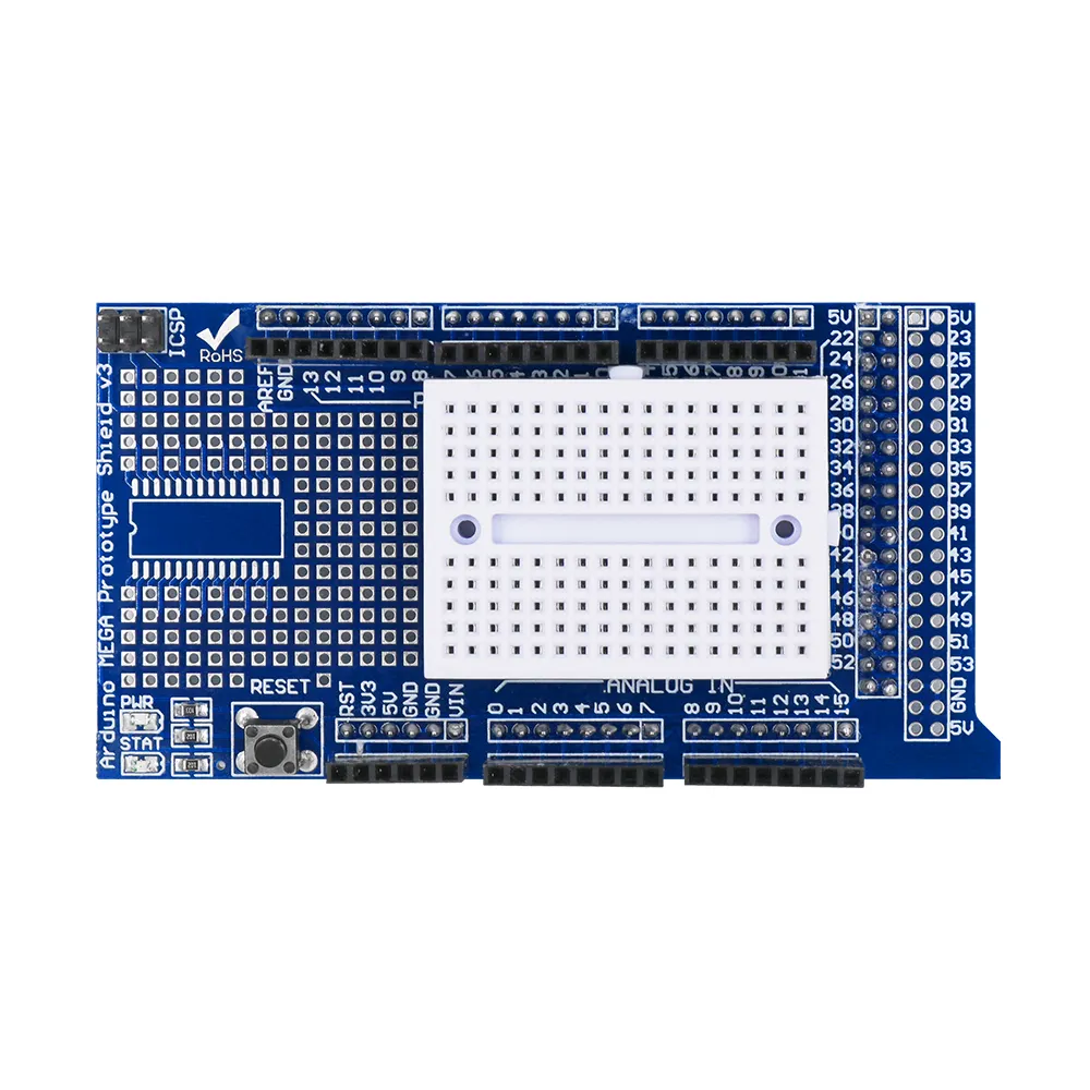 MEGA 2560 R3 Proto Prototype Shield V3.0 Expansion Development Board + Mini PCB Breadboard 170 Tie Points for arduino kit