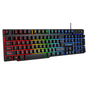 OEM Wired Gaming Keyboard <b>Mouse</b> Set 104 Keys ISO Layout Spanish Russian Arabic Backlight T20 Made in Guangdong China - Product Image 1