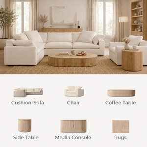 Juego de Cama de Lujo para Interiores, Muebles Modernos para Sala de Estar, Estilo Resort, Cómodos para Hotel, RIS046, Tapizados en Tela - Product Image 1