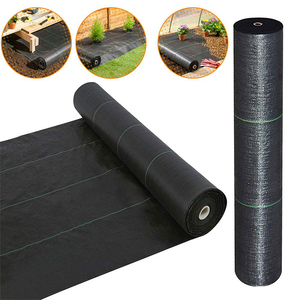 <span class=keywords><strong>Tapis</strong></span> de lutte contre les mauvaises herbes en polypropylène tissé noir en rouleau - Product Image 6
