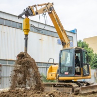Supporto per Ordini all'Ingrosso di Punte per Trivellatori per Escavatori, per la Perforazione di Fori per Guardrail Stradali e Fondamenta di Edifici a Più Piani