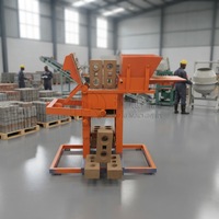 Machine manuelle de fabrication de briques en terre cuite emboîtables à vendre