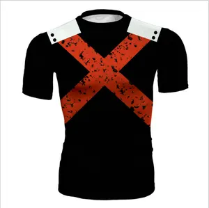 Mma 도매 맞춤 인쇄 러쉬 가드 bjj rashguard 셔츠