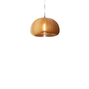 Wooden Art Chandelier Creative Woven Rattan Pendant Light for Restaurant and Shopping Mall Bamboo Lamp - Product Image 4