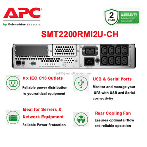 Sistema de Alimentación Ininterrumpida (UPS) Monofásico de 2U para Rack <span class=keywords><strong>APC</strong></span> SMT2200RMI2U-CH de 2200VA/1980W con Batería de Plomo-Ácido para Servidores y Switches de Red - Product Image 6