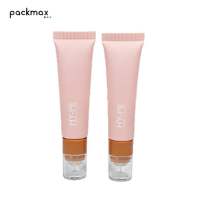 Custom Lip Gloss Tube with Round Silicone Tip Squeeze Packaging for Lip Stain/Lipstick 10ml & 20ml PE Material Custom Logo - Product Image 1