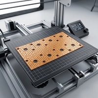 Film chauffant flexible automatique gravé en polyimide (PI) avec moteur pour plateau chauffant d'imprimante 3D