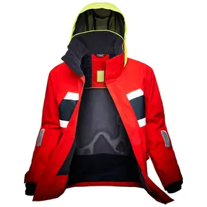 Abbigliamento in poliammide a 2 strati abbigliamento da pesca da uomo giacca a vento impermeabile giacca da uomo con cappuccio da vela Plus Size
