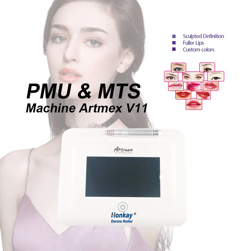 Artmex V11 nessun dolore aghi trucco permanente 7 pollici touch screen permanente make up machine