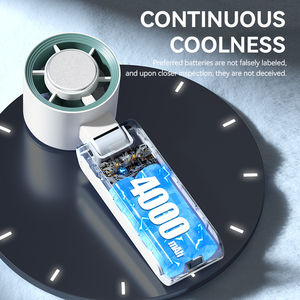 Portable Wearable Adjustable Mini <strong>Fans</strong> Speed Rechargeable Personal <strong>Fan</strong> <strong>Cooling</strong> Handheld <strong>Fans</strong> for Travel Camping <strong>Outdoor</strong> - Product Image 2