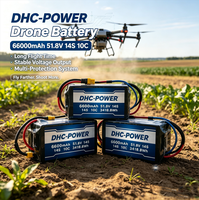 Batterie LiPo robuste OEM ODM 66000mAh 14S pour l'inspection industrielle longue portée et les systèmes de drones à grande échelle