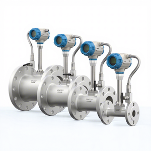 مقياس تدفق الغاز قابل للتخصيص من الفولاذ المقاوم للصدأ/316L دوامة ذات شفة من تصنيع المعدات الأصلية مقياس تدفق الغاز الدقيق مقياس تدفق DSP متكامل - Product Image 6