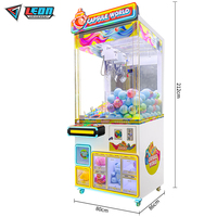 Machine à grue hybride pour jouets en peluche et capsules, à monnayeur, jeu de préhension, défi Jackpot Lucky Hole, pour centre de jeux intérieur LEON Metal