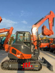 Mini-excavatrice Hitachi ZX50 d'occasion, 5 tonnes, originale du Japon, petite excavatrice sur chenilles à vendre - Product Image 6